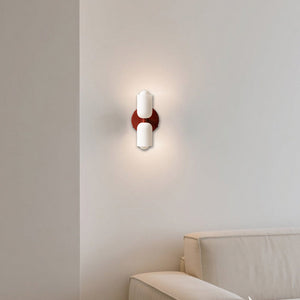 Glarefusion Creative Candle Shape Double Head Wall Lamp