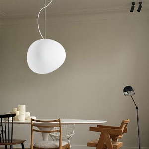 Nordic White Pebble Pendant Light