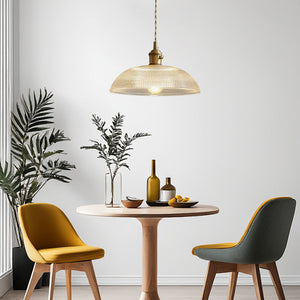 Glarefusion Modern Bowl Glass Pendant Light