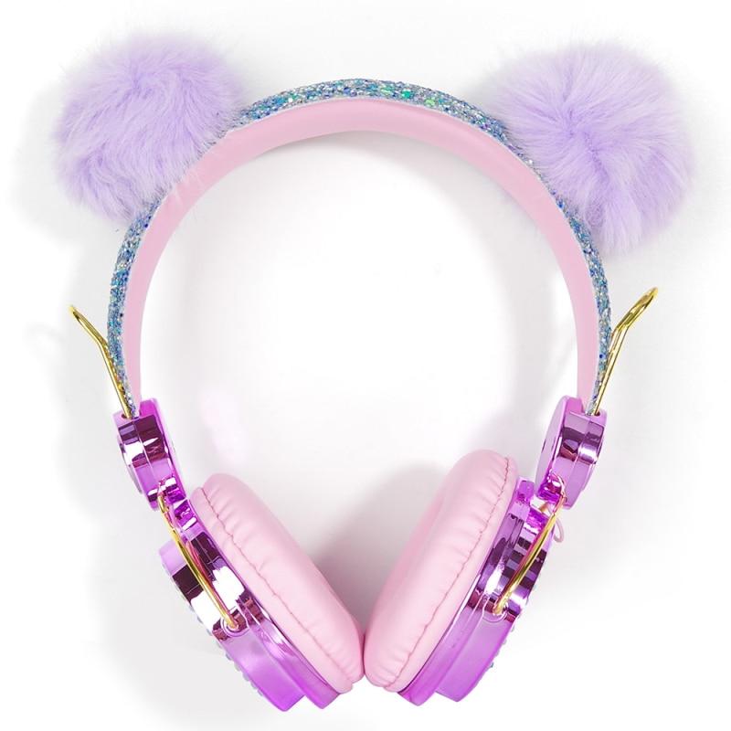 Portable Cute Bear Wired Headphone 2.0
