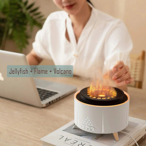 350Ml Jellyfish Mist Essential Oil Diffuser Ultrasonic Usb Humidifier Remote 1005007740372238-A-EU