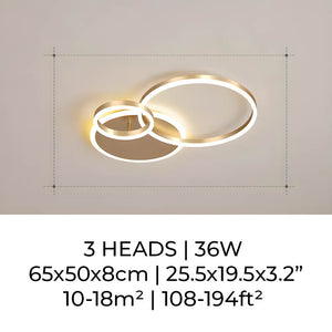 Modern LED Ring Ceiling Light