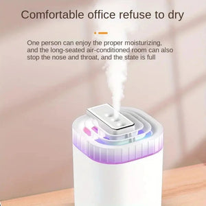 3L Ultrasonic Cool Mist Humidifier With Night Light And Three Nozzles 1005010348806936-al