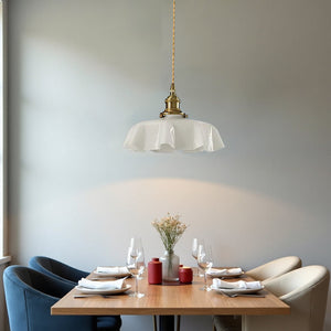 Nordic Modern Flower Glass Pendant Light