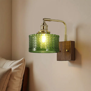 Radiant Woodland Elegance Wall Light