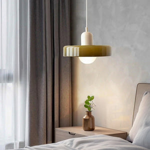 Glarefusion Modern Bauhaus Glass LED Pendant Light