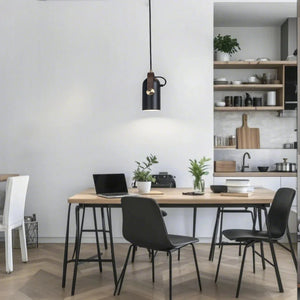 Nordic Modern Rotatable Wooden Pendant Lamp