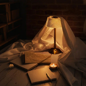 Modern Crystal Metal Table Lamp