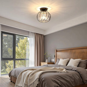 Modern Creative Lantern Shape Glass Ceiling Light