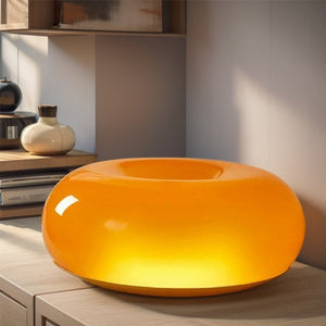 Modern Bauhaus Donut Table/Wall Lamp