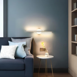 Modern LED Wall Light Double Bar Design