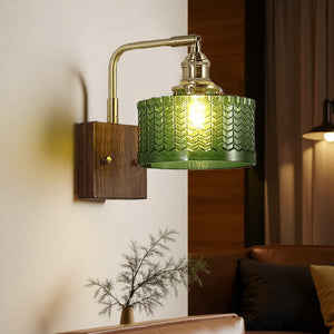 Radiant Woodland Elegance Wall Light