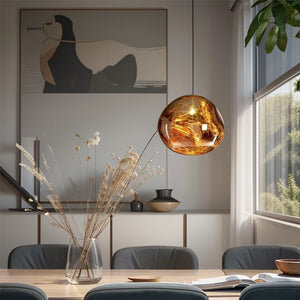 Glarefusion Chic Glass Melt Pendant Light