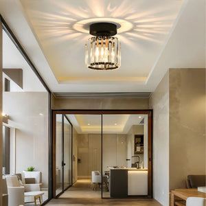 GlareFusion Modern Nordic Crystal Glass LED Ceiling Light