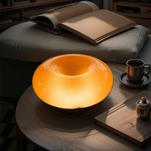 Modern Bauhaus Donut Table/Wall Lamp