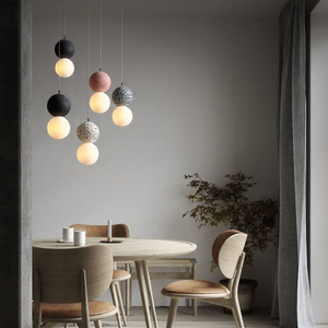Glarefusion Nordic Modern Simple Terrazzo Chandelier