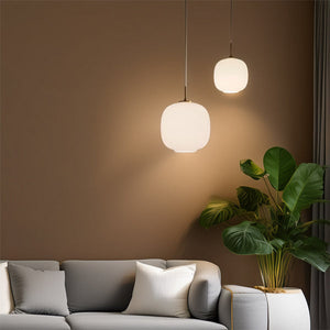Modern Nordic Opal Glass Pendant Light