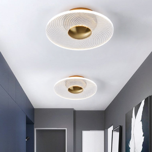 Glarefusion Modern Geometric Grain Ceiling Light