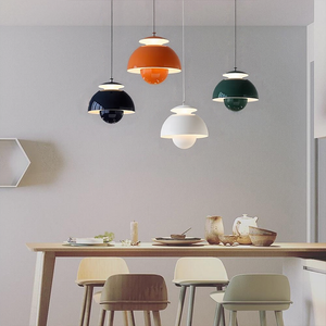 Glarefusion Nordic Retro Bud Pendant Light