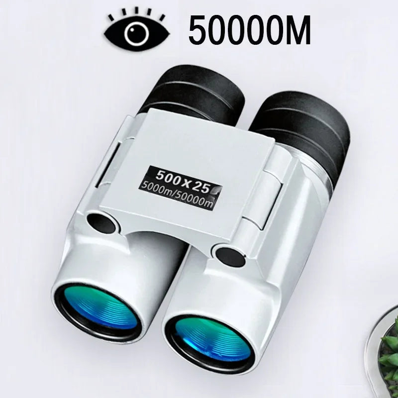 500X25 Compact Waterproof Binoculars With Bak4 Prism And Central Focus 1005006749140522-Black Set