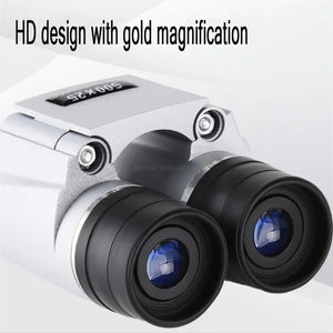 500X25 Compact Waterproof Binoculars With Bak4 Prism And Central Focus 1005006749140522-Black Set