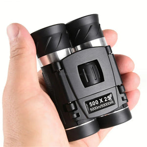 500X25 Compact Waterproof Binoculars With Bak4 Prism And Central Focus 1005006749140522-Black Set