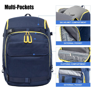 50L Waterproof Ski Boot Backpack With Helmet Gear Compartments 1005010192458813-al