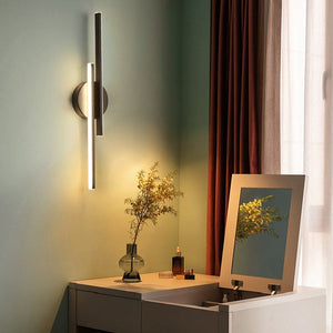 Modern LED Wall Light Double Bar Design