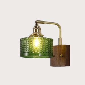 Radiant Woodland Elegance Wall Light