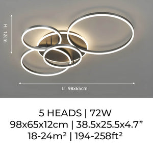 Modern LED Ring Ceiling Light