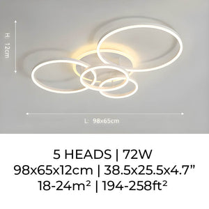 Modern LED Ring Ceiling Light