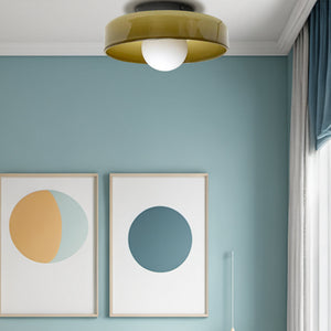 Glarefusion Modern Round Flush Mount Ceiling Light