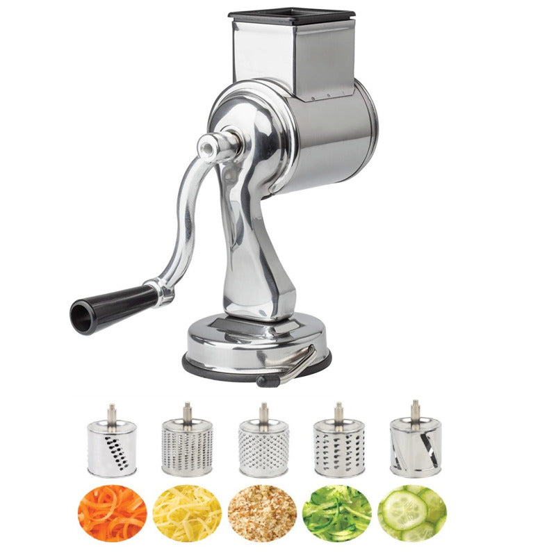 Multi-Functional Kitchen Rotary Food Grater/Shredder/Slicer
