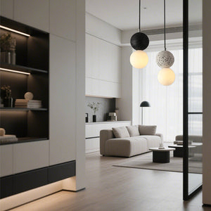 Glarefusion Nordic Modern Simple Terrazzo Chandelier