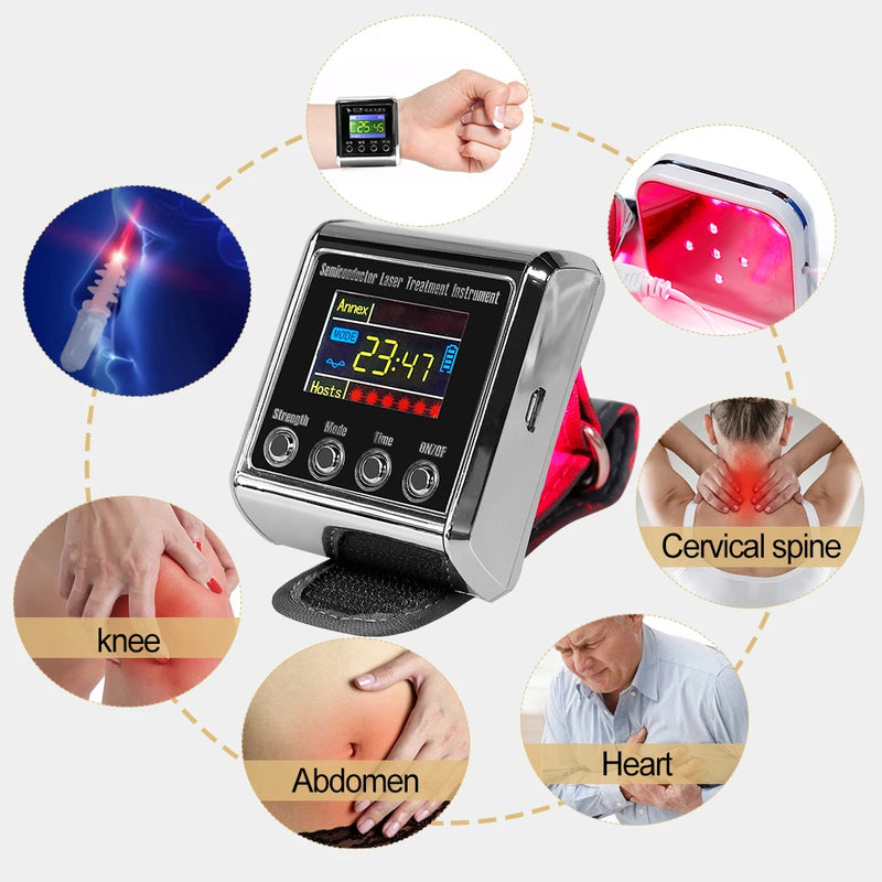 650nm Laser Therapy Wrist Device for Blood Circulation & Health