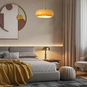 Glarefusion Creative Simple Persimmon Shape Pendant Light