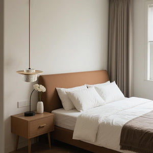 Modern Chic Travertine Pendant Light