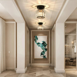 GlareFusion Modern Nordic Crystal Glass LED Ceiling Light