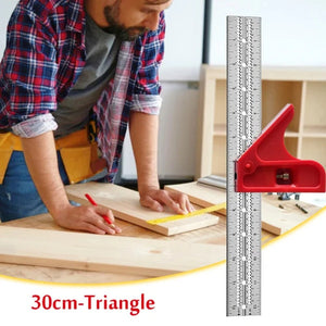 6-18 Inch Adjustable Combination Square Ruler for Woodworking