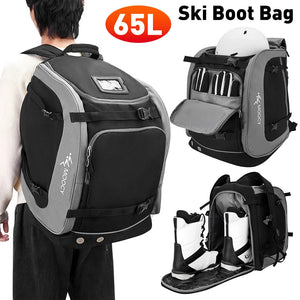 65L Ski Boot Backpack With Helmet Pocket And Adjustable Straps 1005010439239866-al