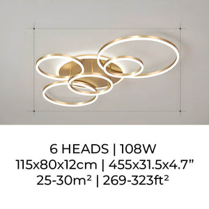 Modern LED Ring Ceiling Light
