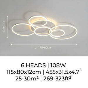 Modern LED Ring Ceiling Light