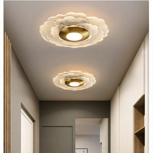 Glarefusion Modern Geometric Grain Ceiling Light