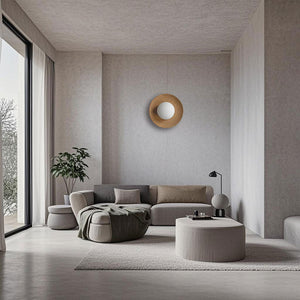 Natural Simple Wood Wall Light