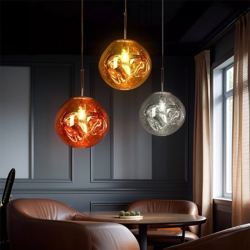 Glarefusion Chic Glass Melt Pendant Light