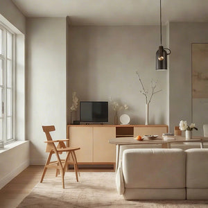 Nordic Modern Rotatable Wooden Pendant Lamp