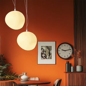 Nordic White Pebble Pendant Light