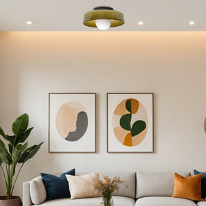 Glarefusion Modern Round Flush Mount Ceiling Light