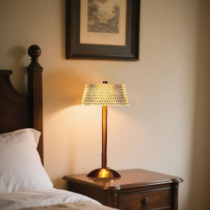 Modern Crystal Metal Table Lamp