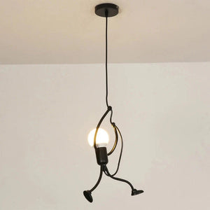 Modern Creative Little People Adjustable Pendant Light